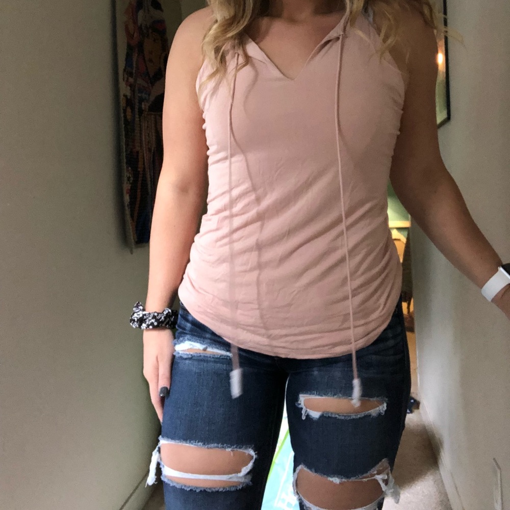 Dusty pink tank top